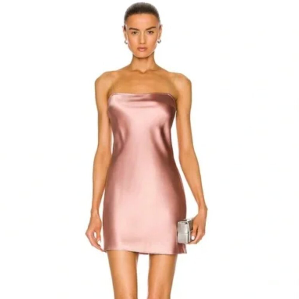 FLEUR DU MAL Chain Strap Slip Dress